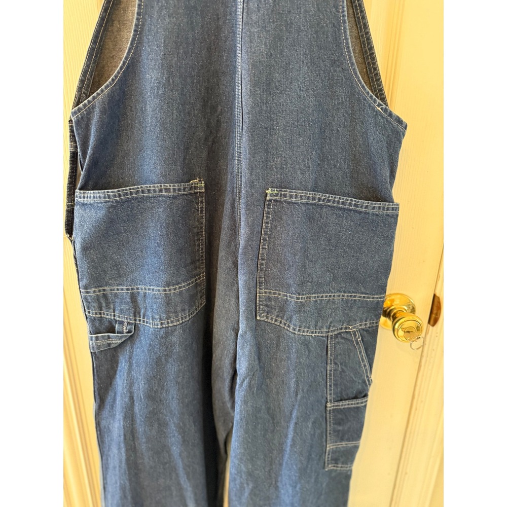 Vintage OshKosh B'Gosh VESTBAK Denim Overalls Men's 40x30 USA Made Workwear - Picture 12 of 12
